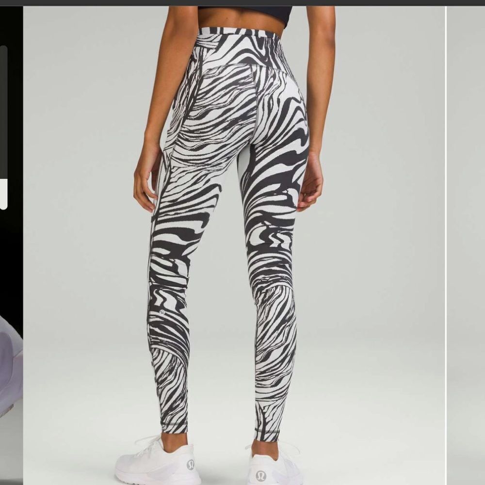 NWT New LULULEMON Swift Speed Hi Rise Tight EWJW Jacquard Vapor Grey Print 2